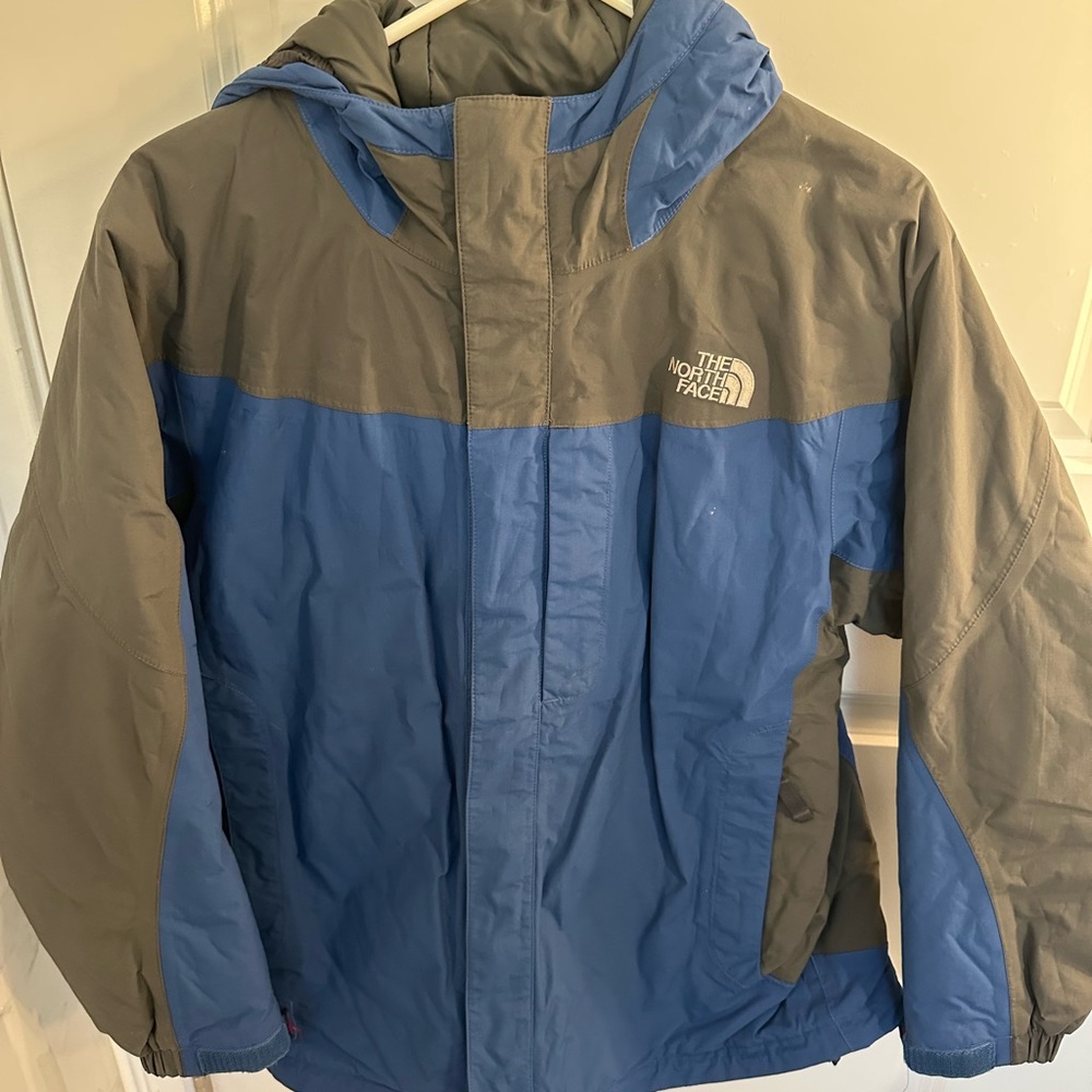 The North Face Kids Blue and Gray Jacket